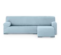ECOMMERC3 | Funda Sofá Chaiselong Brazo Corto Derecha Universal y Versátil - Funda Sofá Chaiselongue Color Azul Celeste Protector Fácil de Colocar para Respaldo, Asiento y Brazos