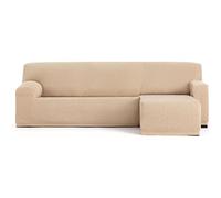 ECOMMERC3 | Funda Sofá Chaiselong Brazo Corto Derecha Universal y Versátil - Funda Sofá Chaiselongue Color Beige Protector Fácil de Colocar para Respaldo, Asiento y Brazos