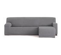 ECOMMERC3 | Funda Sofá Chaiselong Brazo Corto Derecha Universal y Versátil - Funda Sofá Chaiselongue Color Gris Protector Fácil de Colocar para Respaldo, Asiento y Brazos