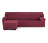 ECOMMERC3 | Funda Sofá Chaiselong Brazo Corto Izquierda Universal y Versátil - Funda Sofá Chaiselong Burdeos Protector Fácil de Colocar para Respaldo, Asiento y Brazos