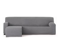 ECOMMERC3 | Funda Sofá Chaiselong Brazo Corto Izquierda Universal y Versátil - Funda Sofá Chaiselongue Color Gris Protector Fácil de Colocar para Respaldo, Asiento y Brazos