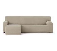 ECOMMERC3 | Funda Sofá Chaiselong Brazo Corto Izquierda Universal y Versátil - Funda Sofá Chaiselongue Color Visón Protector Fácil de Colocar para Respaldo, Asiento y Brazos