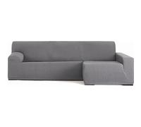 ECOMMERC3 | Funda Sofá Chaiselong Brazo Largo Derecha Universal y Versátil - Funda Sofá Chaiselongue Color Gris Protector Fácil de Colocar para Respaldo, Asiento y Brazos