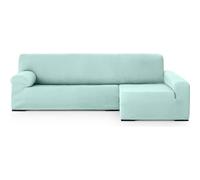 ECOMMERC3 | Funda Sofá Chaiselong Brazo Largo Derecha Universal y Versátil - Funda Sofáchaiselongue Color Agua Marina Protector Fácil de Colocar para Respaldo, Asiento y Brazos