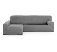 ECOMMERC3 | Funda Sofá Chaiselong Brazo Largo Izquierda Universal y Versátil - Funda Sofáchaiselongue Color Gris Protector Fácil de Colocar para Respaldo, Asiento y Brazos