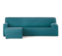 ECOMMERC3 | Funda Sofá Chaiselongue Brazo Corto Izquierda Bielástica Transpirable - Funda Sofá Chaiselongue Color Verde Eseralda Ajuste Gomas y Espumas de Sujeción