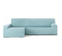 ECOMMERC3 | Funda Sofá Chaiselongue Brazo Largo Izquierda Bielástica Transpirable - Funda Sofá Chaiselongue Color Agua Marina Ajuste Gomas y Espumas de Sujeción