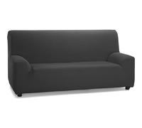 ECOMMERC3 | Funda Sofá Elástica y Extrasuave para Sofás de 2 Plazas de 120 a 165cm - Funda Ajustable Color Antracita 100% Made in Spain