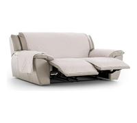 ECOMMERC3 | Funda Sofá Relax Acolchada y Antideslizante - Funda Sofá Beige Protección Premium, Confort y Estilo en un Diseño Ajustable y Lavable