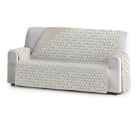 ECOMMERC3 | Funda Sofá Reversible Antideslizante 3 Plazas - Funda Sofá Beige Protector Sofá Universal Gomas Elásticas, Fácil de Colocar, Ideal para Mascotas