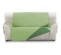 ECOMMERC3 | Funda Sofá Reversible para Sofá 2 Plazas - Funda Sofá Tacto Extrasuave y Máximo Acople Color Verde/Botella