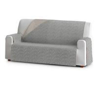 ECOMMERC3 | Funda Sofá Reversible Tamaño 2 Plazas Protección Práctica y Versátil - Funda Sofá Reversible Color Gris Fácil de Colocar, Ideal para Sofás y Mascotas