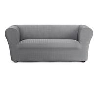 ECOMMERC3 | Funda Sofá Tamaño 2 Plazas Bielástica Super Elástica Sofás Chester y Klippan - Funda Sofá Color Gris Protector Antidesgaste Transpirable, Ajuste Máximo con Espumas de Sujeción y Gomas