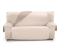 ECOMMERC3 | Funda Sofá Tamaño 2 Plazas XL Super Ajustable - Funda Sofá 2 Plazas XL Reversible Color Lino/Cuero Acolchada y Extrasuave 100% Made in Spain