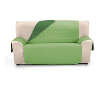 ECOMMERC3 | Funda Sofá Tamaño 3 Plazas Super Ajustable - Funda Sofá 3 Plazas Reversible Color Oliva/Botella Acolchada y Extrasuave 100% Made in Spain