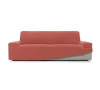 ECOMMERC3 | Funda Sofá Tamaño 4 Plazas 230-270 cm Efecto Sofá Nuevo - Funda Sofá Color Coral Fácil Instalación Ajuste
