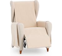 ECOMMERC3 | Funda Sofá Universal Ajustable Tamaño 1 Plaza Protección Parcial para Sofá - Funda Sofá Color Ocre Fácil Colocación con Gomas Elásticas