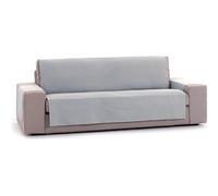 ECOMMERC3 | Funda Sofá Universal con Gomas Elásticas Tamaño 4 Plazas - Funda Ajustable para Sofá Color Crudo/Gris, Protección de Respaldo, Asiento y Brazos Renovación Fácil y Versátil