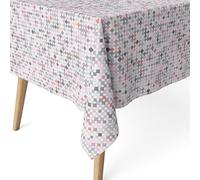 ECOMMERC3 | Mantel Antimanchas para Mesa Rectangular Tamaño 100x140 cm - Mantel Antimanchas Tacto Extrasuave e Impermeable Color Lila