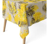 ECOMMERC3 | Mantel Antimanchas para Mesa Rectangular Tamaño 180x140 cm - Mantel Antimanchas Tacto Extrasuave e Impermeable Color Beige