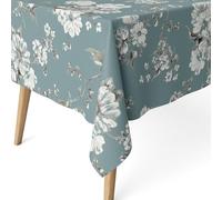 ECOMMERC3 | Mantel Antimanchas para Mesa Rectangular Tamaño 180x140 cm - Mantel Antimanchas Tacto Extrasuave e Impermeable Color Turquesa