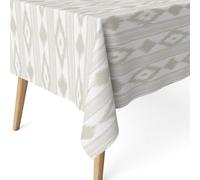 ECOMMERC3 | Mantel Antimanchas para Mesa Rectangular Tamaño 220x140 cm - Mantel Antimanchas Tacto Extrasuave e Impermeable Color Beige