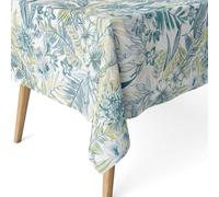 ECOMMERC3 | Mantel Antimanchas para Mesa Rectangular Tamaño 220x140 cm - Mantel Antimanchas Tacto Extrasuave e Impermeable Color Azul