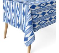 ECOMMERC3 | Mantel Antimanchas para Mesa Rectangular Tamaño 260x140 cm - Mantel Antimanchas Tacto Extrasuave e Impermeable Color Azul