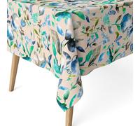 ECOMMERC3 | Mantel Antimanchas para Mesa Rectangular Tamaño 260x140 cm - Mantel Antimanchas Tacto Extrasuave e Impermeable Color Azul