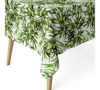 ECOMMERC3 | Mantel Antimanchas para Mesa Rectangular Tamaño 260x140 cm - Mantel Antimanchas Tacto Extrasuave e Impermeable Color Verde