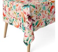 ECOMMERC3 | Mantel Antimanchas para Mesa Redonda Tamaño 140 Redondo - Mantel Antimanchas Tacto Extrasuave e Impermeable Color Rojo