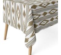 ECOMMERC3 | Mantel Antimanchas para Mesa Redonda Tamaño 140 Redondo - Mantel Antimanchas Tacto Extrasuave e Impermeable Color Marrón