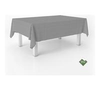 ECOMMERC3 | Mantel Antimanchas Vichy para Mesa Rectangular Tamaño 200x140 cm - Mantel Vichy Tacto Extrasuave e Impermeable Color Gris Oscuro