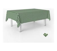 ECOMMERC3 | Mantel Antimanchas Vichy para Mesa Rectangular Tamaño 240x140 cm - Mantel Vichy Tacto Extrasuave e Impermeable Color Verde Botella