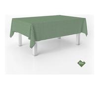 ECOMMERC3 | Mantel Antimanchas Vichy para Mesa Rectangular Tamaño 260x140 cm - Mantel Vichy Tacto Extrasuave e Impermeable Color Verde Botella