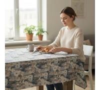 ECOMMERC3 Mantel Hule Antimanchas Mesa Rectangular 200x140 cm Tajo
