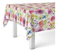 ECOMMERC3 Mantel Hule Antimanchas Rectangular 250x140 Vienne Multicolor | Para casas donde siempre se derrama algo, impermeable, sin lavadora ni plancha, cuerpo firme que no se enrolla, España