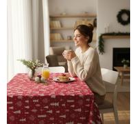 ECOMMERC3 | Mantel Hule Mesa Rectangular Tamaño 140x140 cm Estilo, Durabilidad y Fácil Limpieza para tu Mesa - Mantel Hule Antimanchas e Impermeable