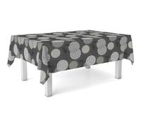 ECOMMERC3 | Mantel Hule Mesa Rectangular Tamaño 180x140 cm - Estilo, Durabilidad y Fácil Limpieza para tu Mesa - Mantel Hule Antimanchas e Impermeable - Lens Negro