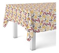 ECOMMERC3 | Mantel Hule Mesa Rectangular Tamaño 200x140 cm - Estilo, Durabilidad y Fácil Limpieza para tu Mesa - Mantel Hule Antimanchas e Impermeable - Odet Rojo