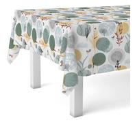 ECOMMERC3 | Mantel Hule Mesa Rectangular Tamaño 240x140 cm - Estilo, Durabilidad y Fácil Limpieza para tu Mesa - Mantel Hule Antimanchas e Impermeable - Siena Verde