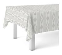 ECOMMERC3 | Mantel Hule Mesa Rectangular Tamaño 260x140 cm - Estilo, Durabilidad y Fácil Limpieza para tu Mesa - Mantel Hule Antimanchas e Impermeable - Mallorquí Beige