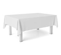 ECOMMERC3 | Mantel Hule Tamaño 260x140 Repelente Manchas - Mantel Hule Color TER Blanco 100% Made in Spain NO traspasan Líquidos