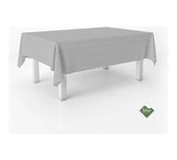 ECOMMERC3 Mantel Vichy Cuadro Pequeño Mesa Cuadrada 140x140 cm Gris Claro
