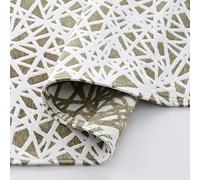 ECOMMERC3 Moma - Alfombra Salon Beige de 160 x 230 con Textura Muy Suave y Acolchada | Alfombras Lavables en Lavadora de Poliéster Soft con un Diseño Elegante Ideal para Decorar Cualquier Espacio
