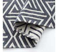 ECOMMERC3 Moma - Alfombra Salon Gris de 135 x 200 con Textura Muy Suave y Acolchada | Alfombras Lavables en Lavadora de Poliéster Soft con un Diseño Elegante Ideal para Decorar Cualquier Espacio
