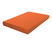 ECOMMERC3 | Sábana Bajera Extrasuave y Confortable Cama 200 - Sábana Bajera Color Naranja Fabricada 100% en España, Ajustable, Fácil de Lavar y Resistente