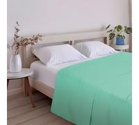 ECOMMERC3 | Sábana Encimera Extrasuave y Confortable Cama 180 - Sábana Encimera Color Aguamarina Fabricada 100% en España, Transpirable, Fácil Cuidado