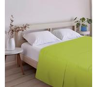 ECOMMERC3 | Sábana Encimera Extrasuave y Confortable Cama 80 - Sábana Encimera Color Pistacho Fabricada 100% en España, Transpirable, Fácil Cuidado