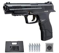 Ecommur. 415 Daisy | Pistola de perdigones (Bolas BB's de Acero) de Aire comprimido semiautomática 4,5mm + maletín + balines y CO2